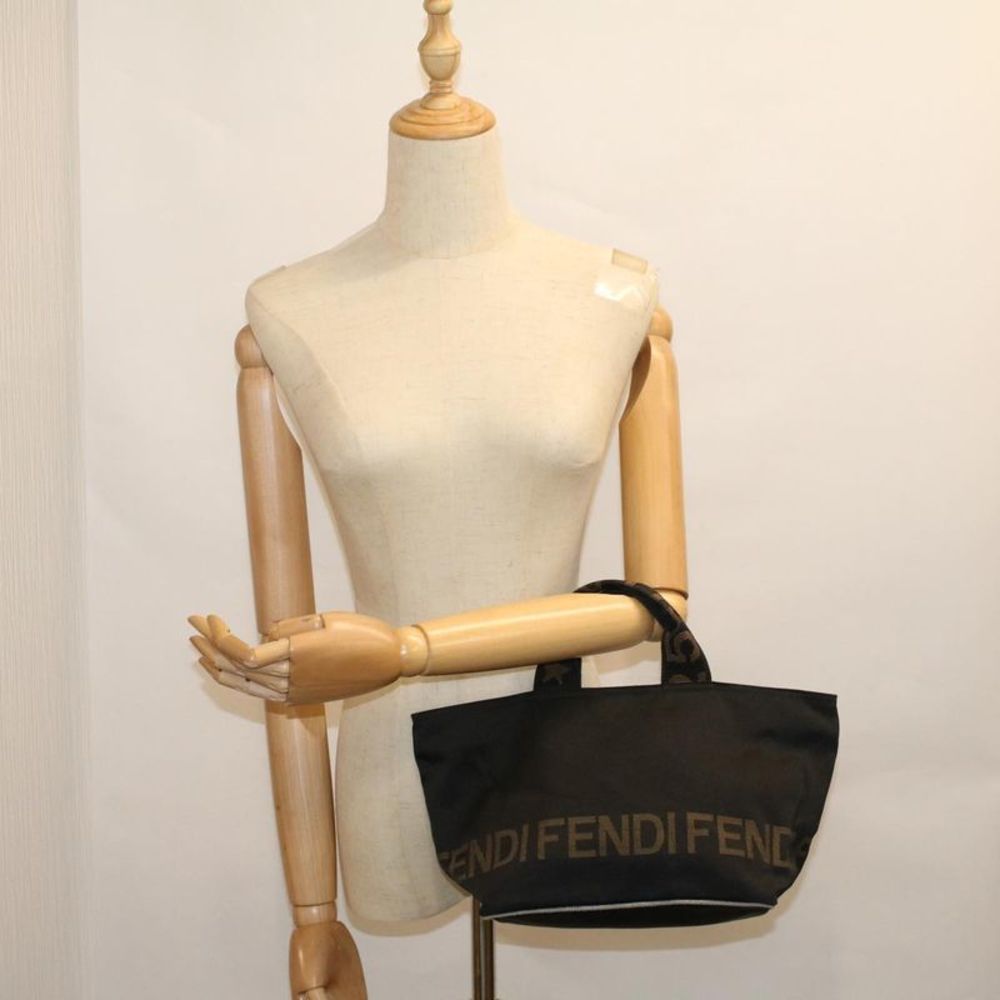 Fendi Black Canvas Handbag (Pre-Owned) - Picture 7 of 12